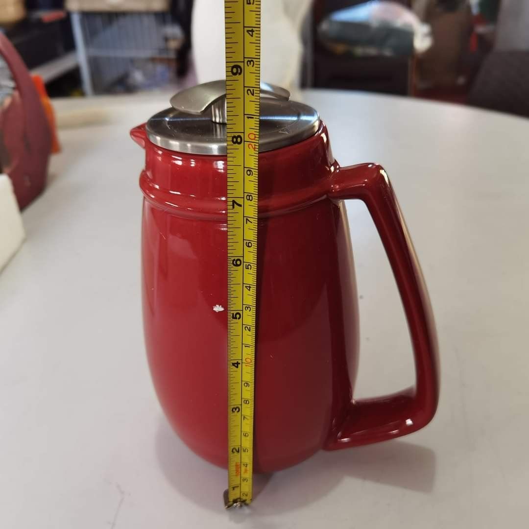 BONJOUR CERAMIC FRENCH PRESS COFFEE POT THERMAL STAINLESS ( FRAGILE BREAKABLE ), TV & Home