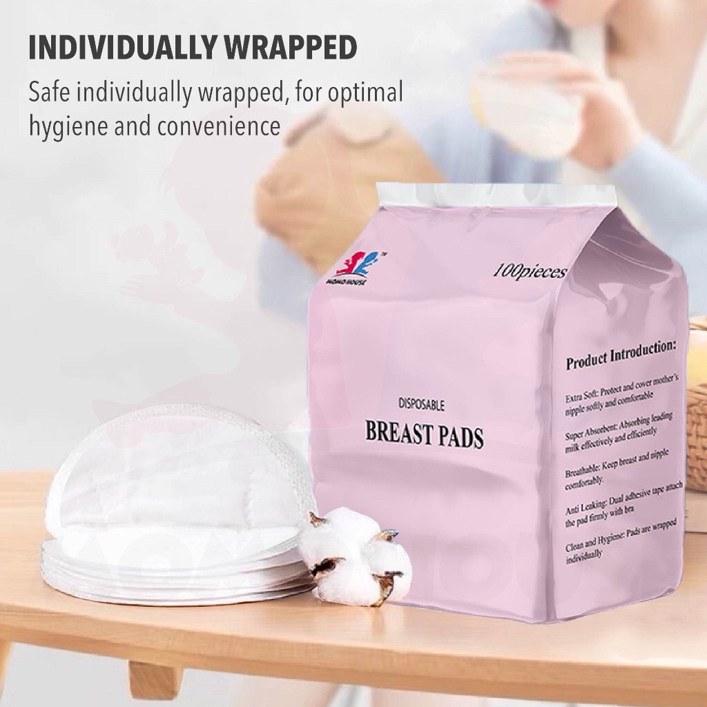 4 Pcs Skin-friendly Breast Pads Anti-overflow Nursing Pad Breastfeeding  Absorbency Mom Prenatal Postnatal Supplies