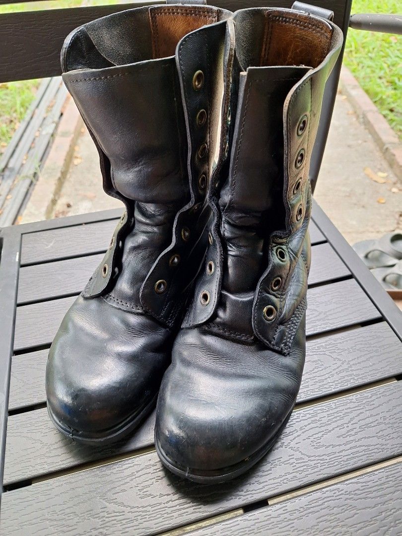 British Army HI leg Combat boots, MK II, 女裝, 鞋, 靴 Carousell