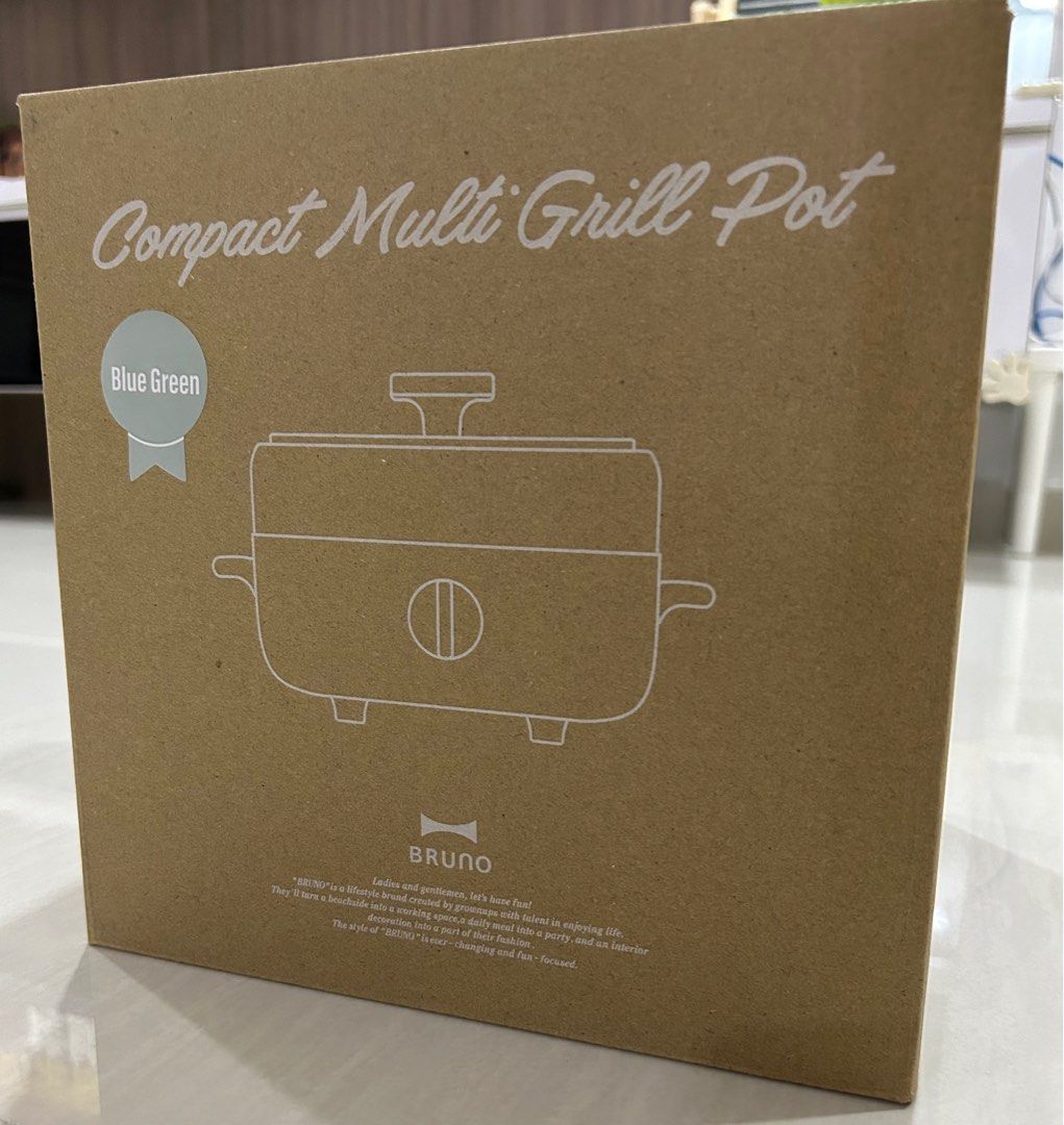 Bruno Compact Multi Grill Pot (Blue Green), TV & Home Appliances