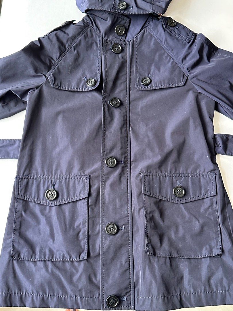 Burberry trench top coat kids purple