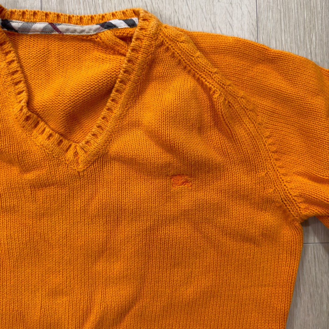 Burberry sweater womens orange shop