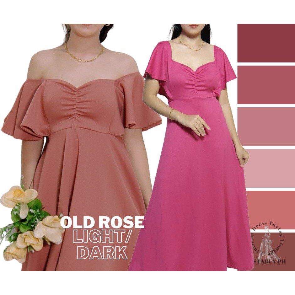 Dark old deals rose dress