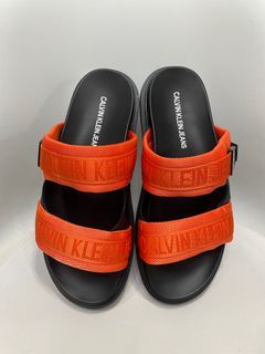 Calvin Klein Two Straps Flat Sandals