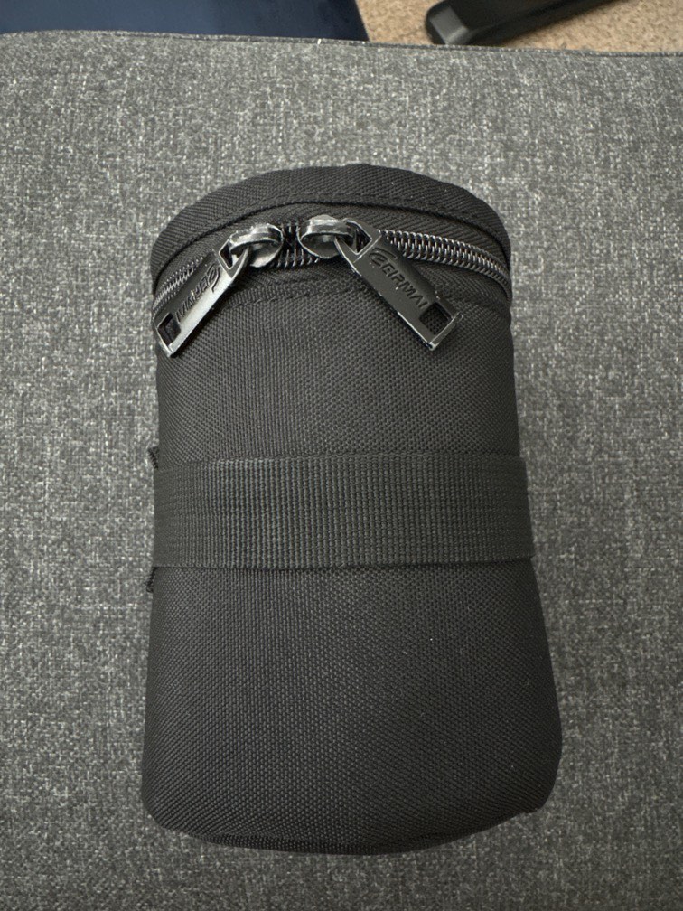 Camera lens pouch soft padding 13cm+ long 9cm diameter, Photography ...
