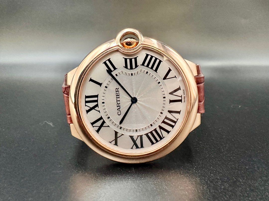 Cartier 3376 18K Rose Gold Ballon Bleu Manual wind Luxury
