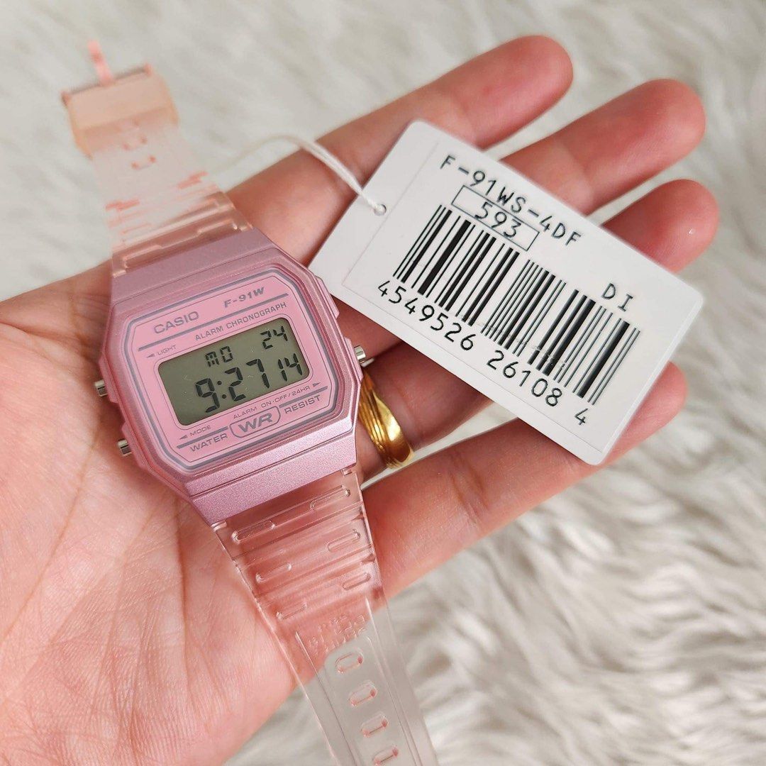 CASIO F-91WS-4D, Women's Fashion, Watches & Accessories, Watches on ...