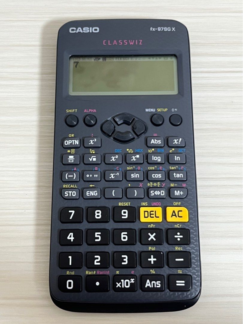 Casio fx 97sg cheap x battery