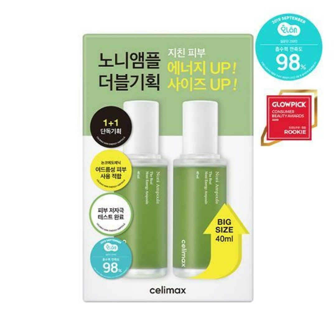 Celimax The Real Noni Energy Ampoule Double Edition 40ml + 40ml, Beauty ...