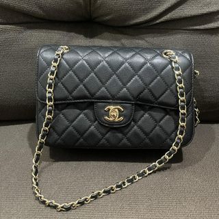 Like New Chanel Small Classic Double Flap Lambskin Gold Hardware Series 30,  Luxury, Bags & Wallets on Carousell