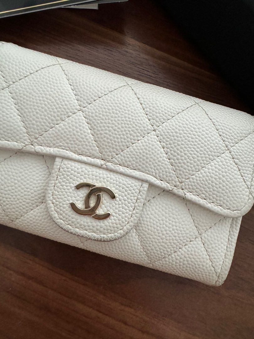 Chanel Classic Flap Cardholder White