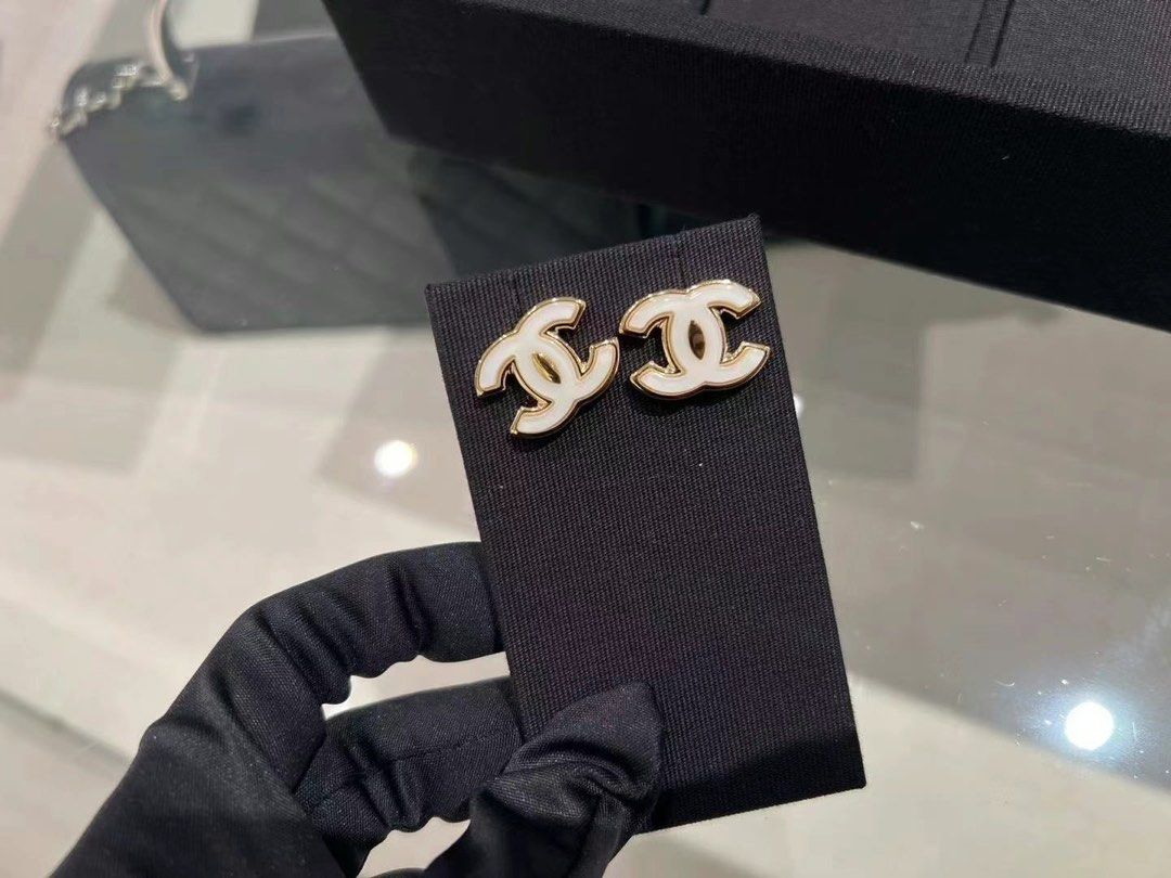 Chanel Earrings 24C, Luxury, Accessories on Carousell