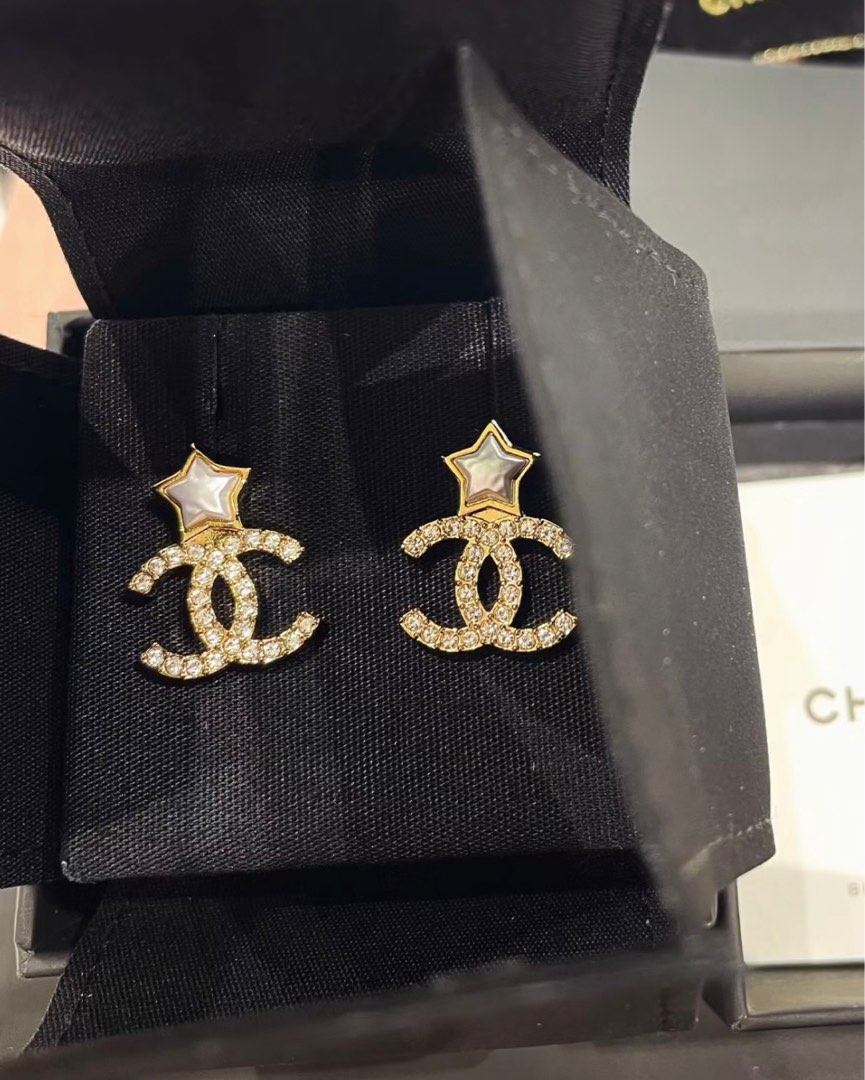 Chanel Earrings 24C, Luxury, Accessories on Carousell