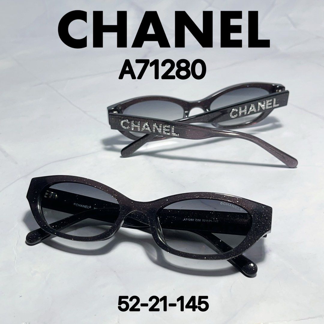 Chanel Rectangle Sunglasses A71280 | 52-21-145