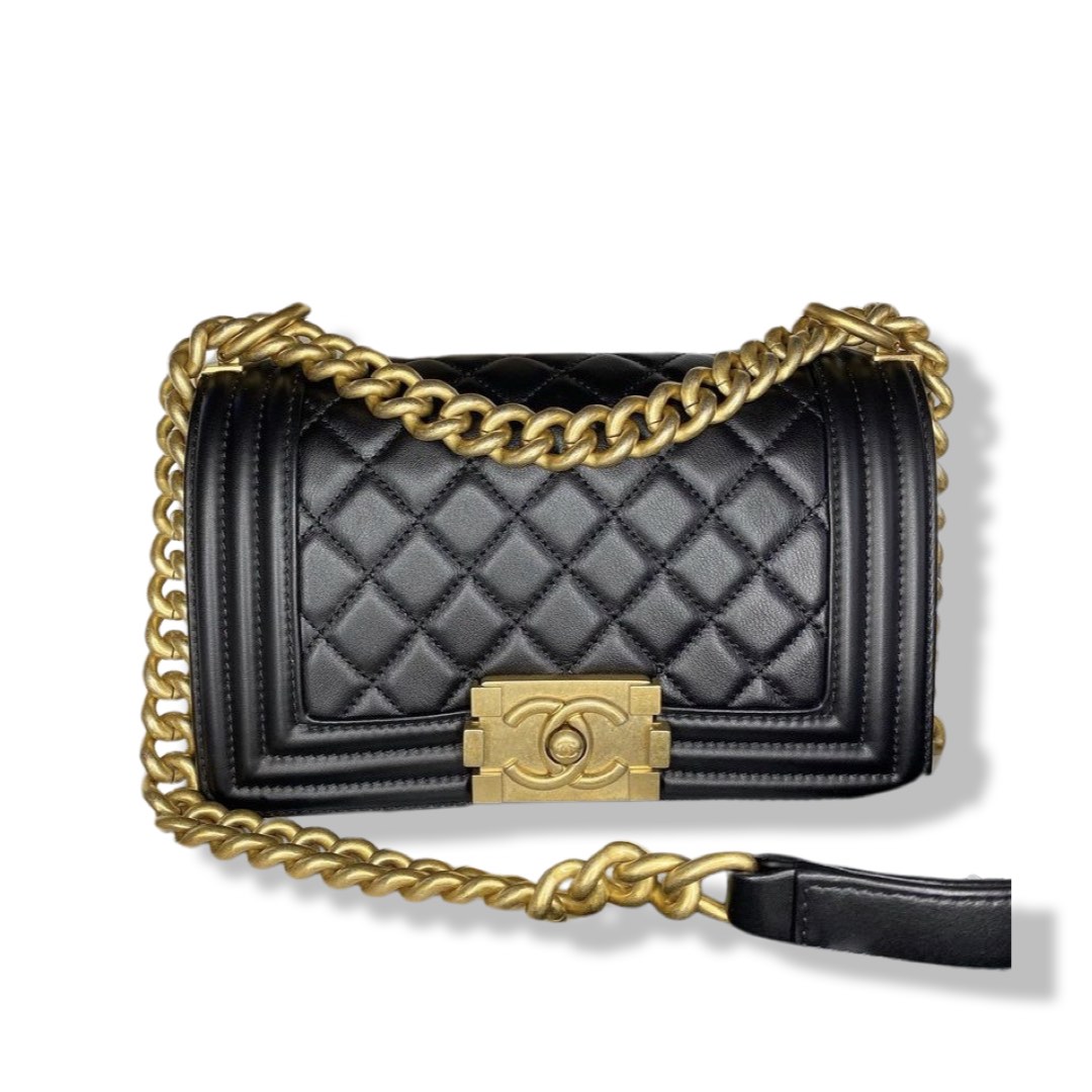 Chanel Small Boy Bag, Luxury, Bags & Wallets on Carousell