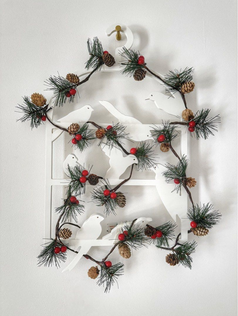 Christmas Decor Wall Hooks Birds of Paradise Furniture Home Living Home Decor Wall Decor on Carousell
