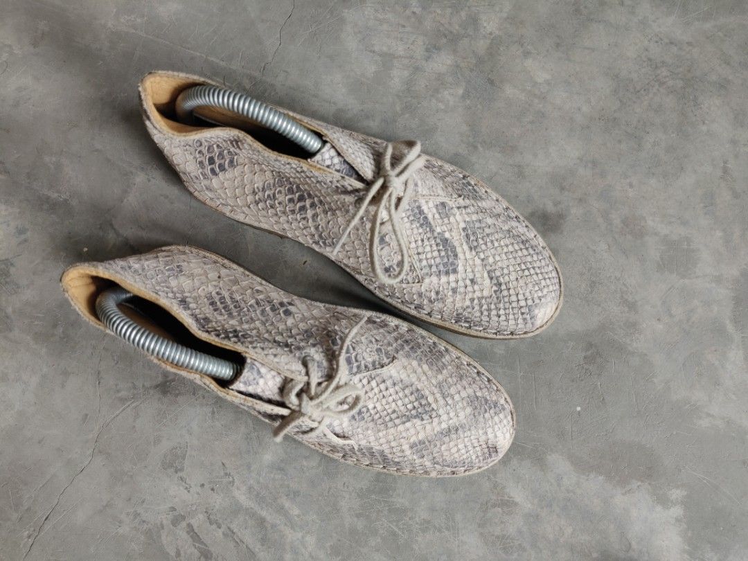 Clarks snakeskin boots discount