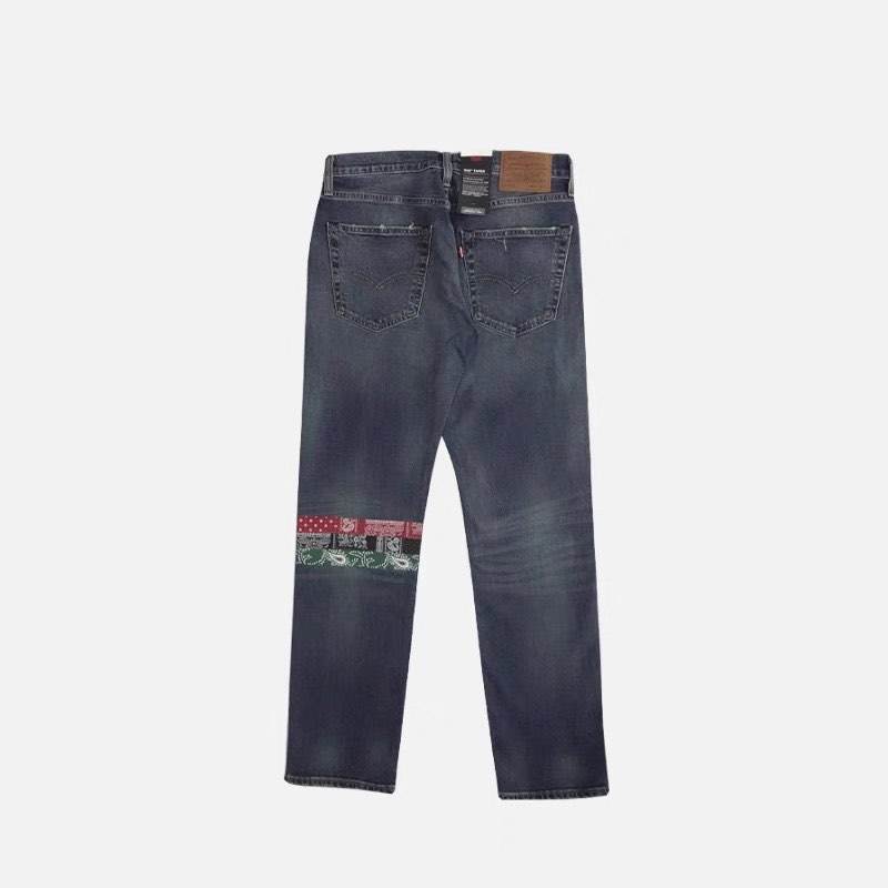 現貨CLOT 20th X Levis 502長壽20周年限定赤耳牛仔褲, 男裝, 褲＆半截