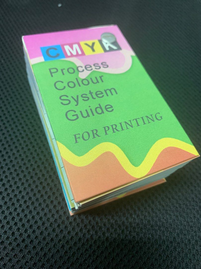 Process Guide Colour Key CMYK process colour guide for printing, 興趣及遊戲, 手作&自家設計, 工藝用品及工具 - Carousell