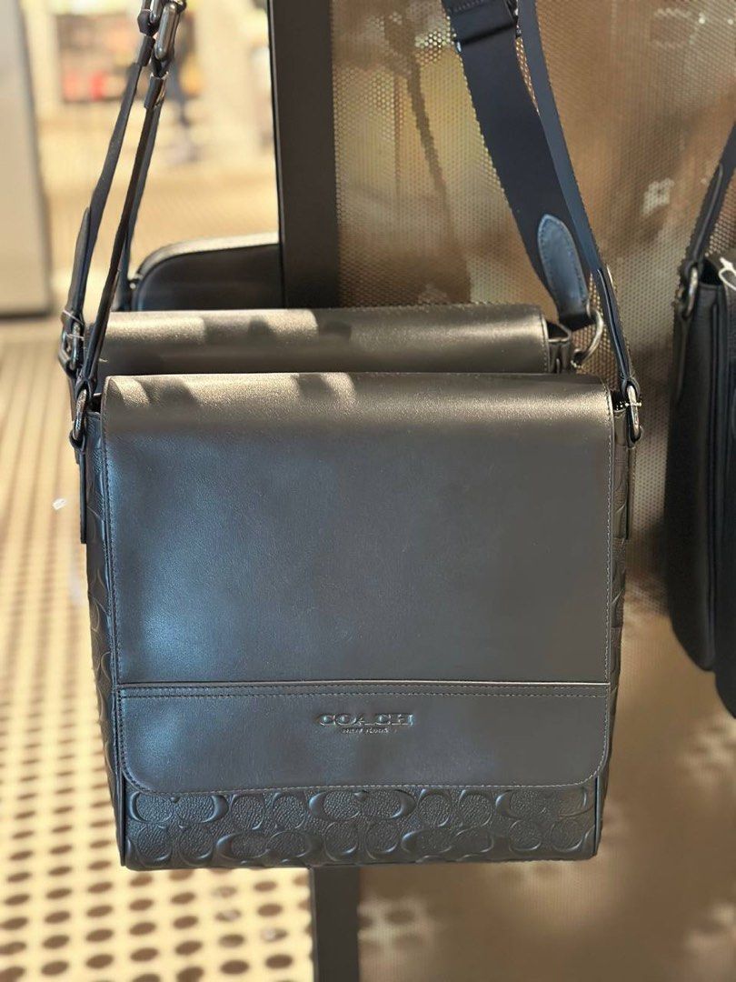 Houston map bag in shop signature leather
