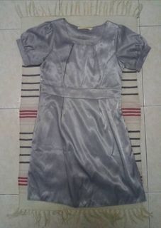 C.O.A.X metallic grey dress #Y2K