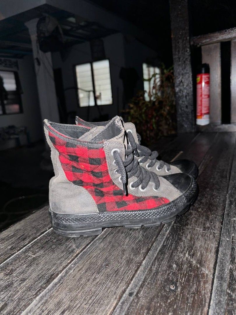 Buffalo top plaid converse