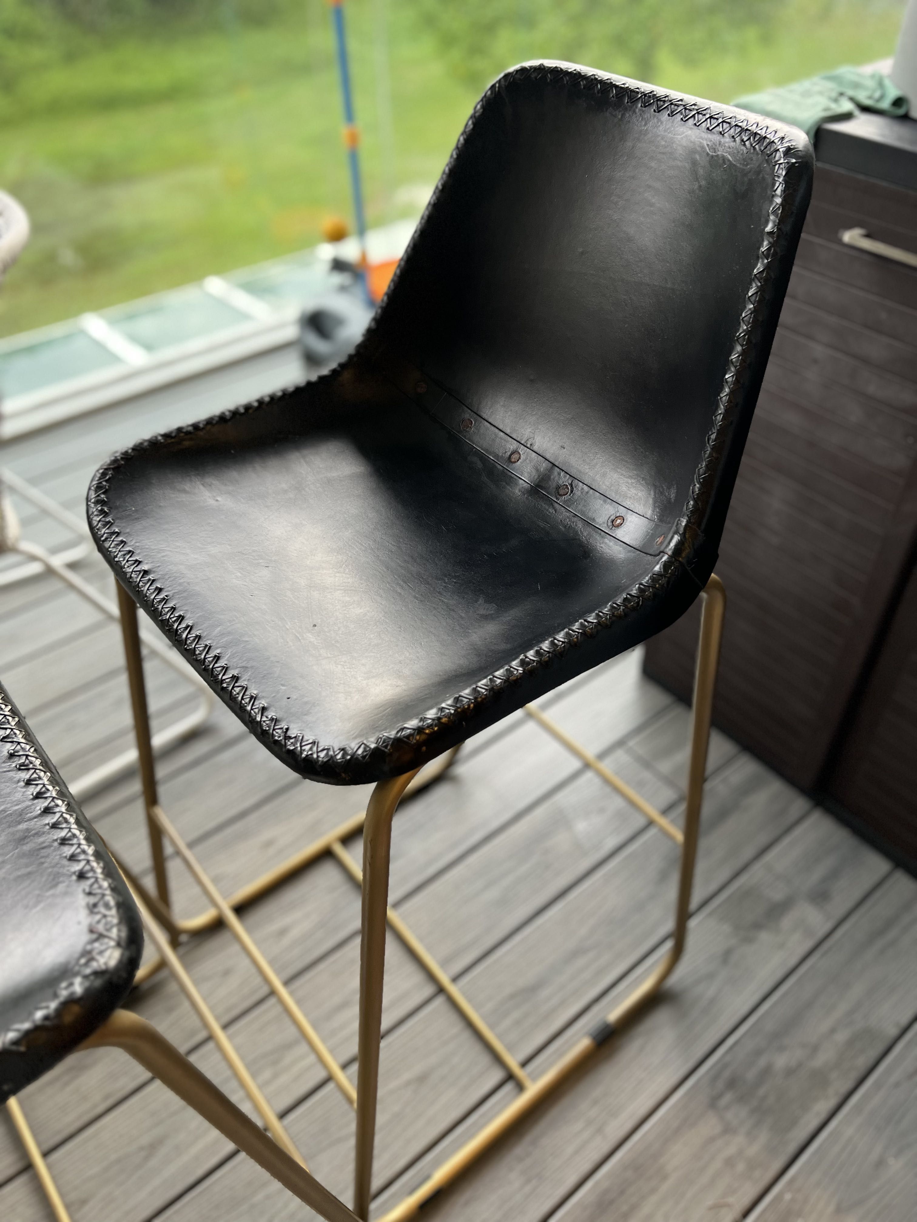Crate Barrel Bar Chair CB2 30 inch Furniture Home Living