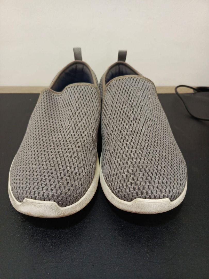 CROCS Literide 205679 Mesh Round Toe Slip On Smoke White