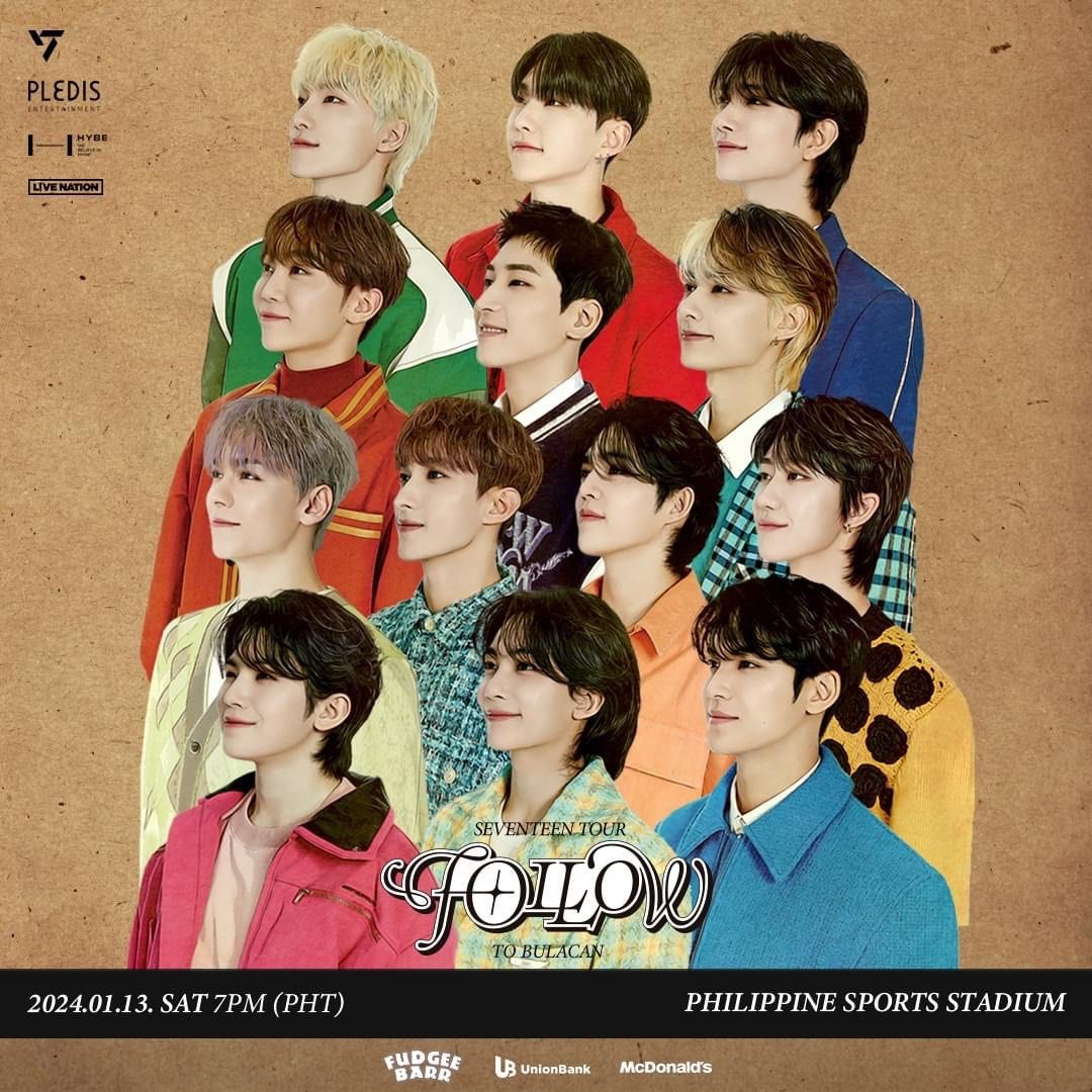 DAY 1 Seventeen (Category: Events Tickets) located in Manila. Submitted by labronjames33 (Listing ID 1267070219, Image 1). Description: SELLING/LFB/WTS SEVENTEEN TOUR ‘FOLLOW’ TO BULACAN January 13, 2024 at 7PM Philippine Sports Stadium 2 VIP GOLD B DAY 1 #SEVENTEENinbulacan #SEVENTEENINPH #SVT_TOUR_FOLLOW #FOLLOW_TO_BULACAN.