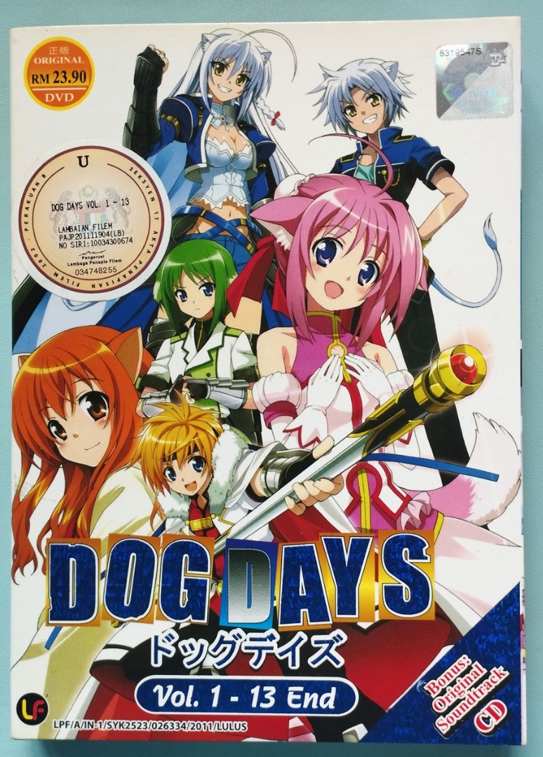 Dog Days Anime DVD + Original Soundtrack CD, Hobbies & Toys, Music & Media,  CDs & DVDs on Carousell