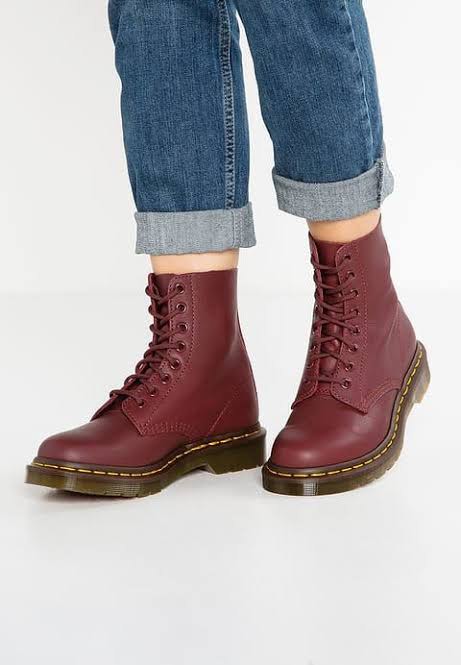Cherry red virginia dr on sale martens