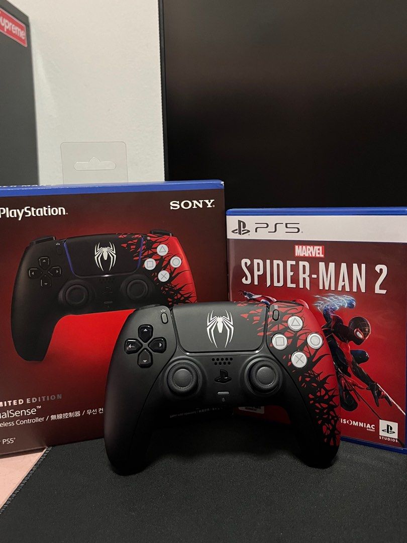 DUALSENSE PS5 SPIDERMAN 2 LIMITED EDTION + SPIDERMAN 2 DISC, Video