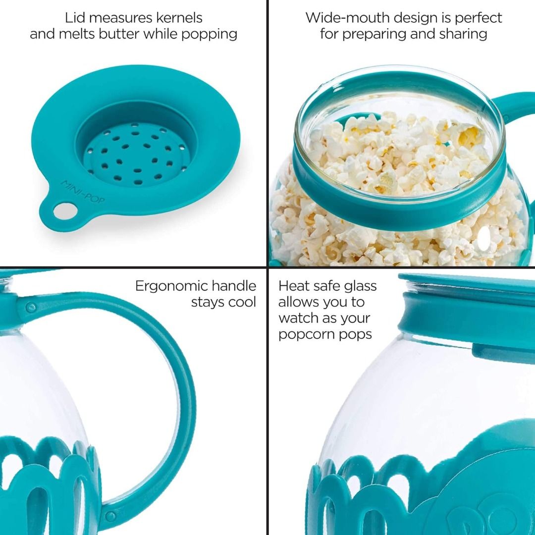  Ecolution Patented Micro-Pop Microwave Popcorn Popper