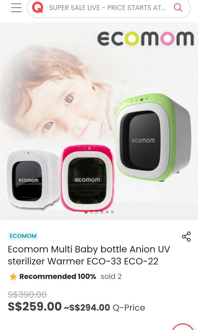 Ecomom on sale uv sterilizer
