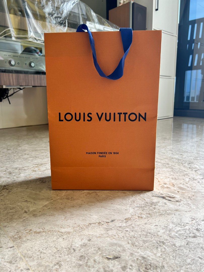 Louis Vuitton, Bags, Authentic Lv Paper Bagsempty Lv Perfume Bottle