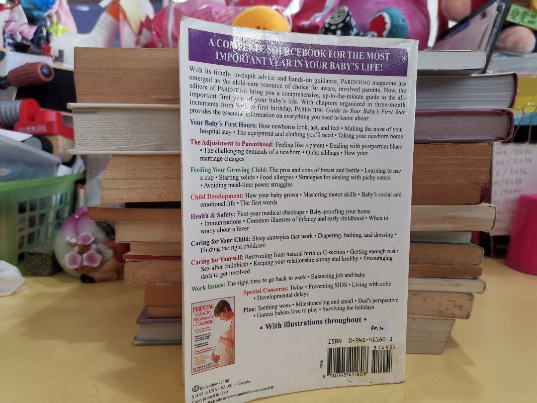 (ENG) PARENTING Guide To Your Baby's First Year, Hobbies & Toys, Books ...