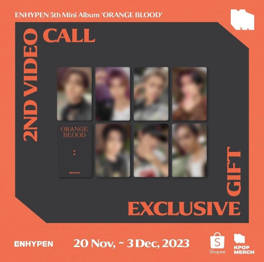 ENHYPEN SHOPEE FANCALL ROUND2 PC, Hobbies & Toys, Collectibles