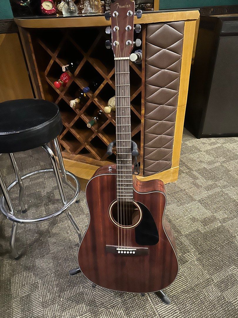 fender acoustic guitar with pickup (With Hardcase) (Category: Musical Instruments) located in Las Pinas. Submitted by billionaire2024 (Listing ID 1267136957, Image 2). Description: Introducing the Fender Acoustic Guitar with Pickup - where classic craftsmanship meets modern innovation. This exquisite instrument delivers rich, resonant tones, and with its built-in pickup, it’s ready to electrify any performance. With its sleek design and flawless 