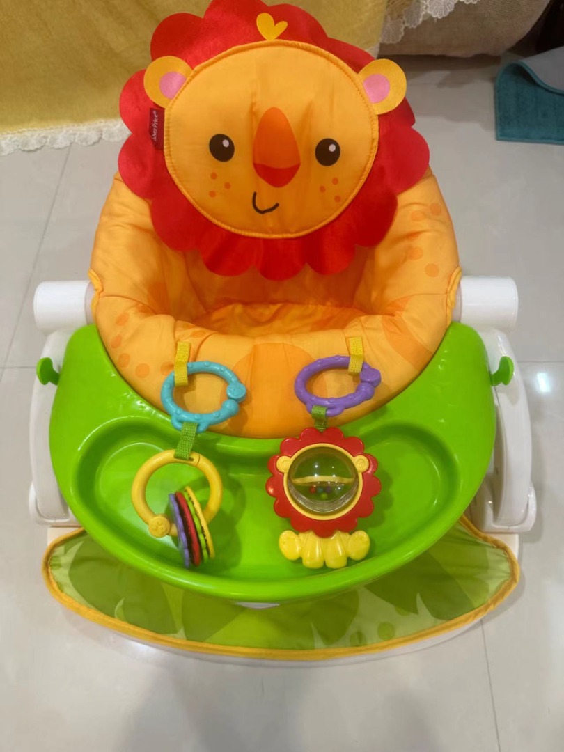 Lion fisher price sit me up top