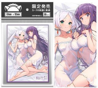 Foil Frieren & Fern Frieren: Beyond Journey's End Anime Card Sleeve for Pokemon, Yugioh, Vanguard, MTG, Weiss, Digimon, Lorcana, FAB and One Piece