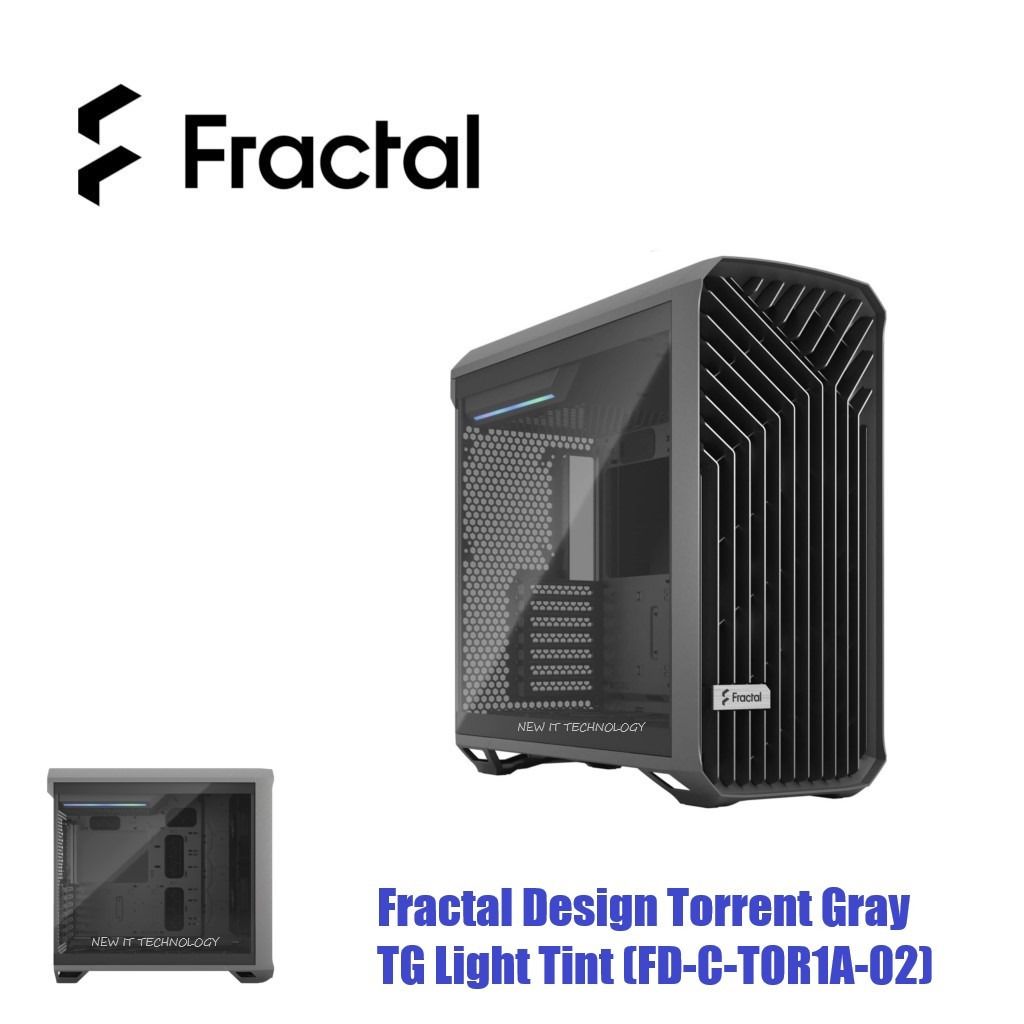 Fractal Design Torrent RGB Black E ATX Tempered Glass High-Airflow Case  843276102319