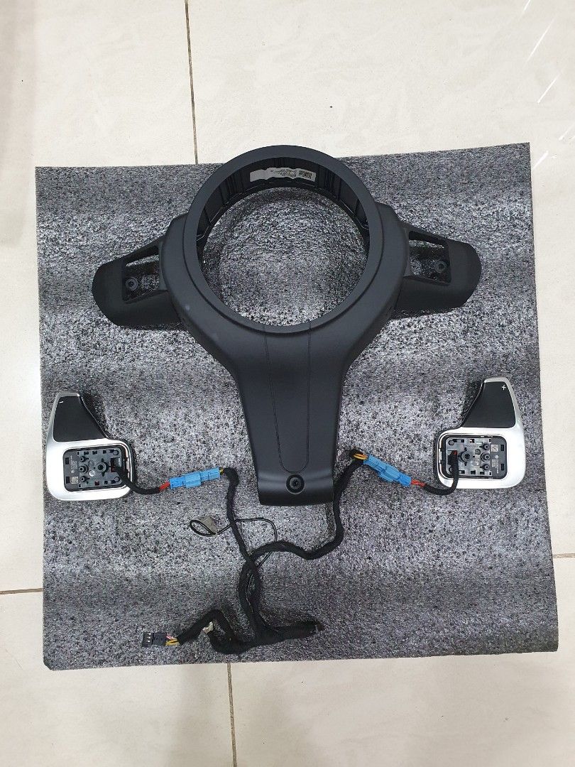 Genuine BMW M Sport Steering Wheel Paddle Shifters Retrofit kit set, Auto Accessories on Carousell