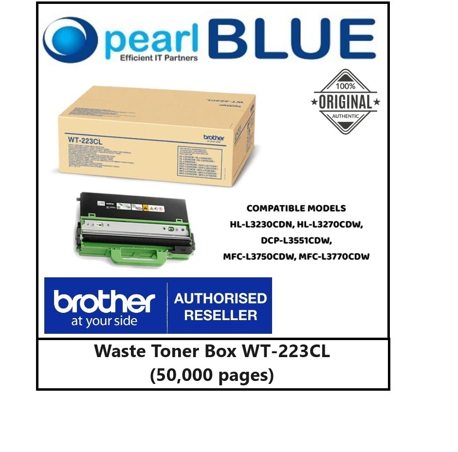 BROTHER DCP-L3550CDW WASTE TONER BOX WT-223CL GENUINE ORIGINAL