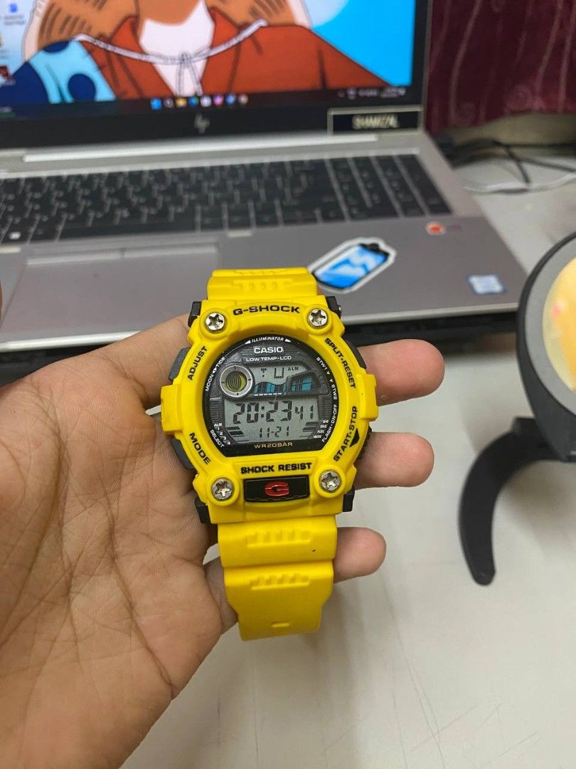 G shock mat moto on sale kuning