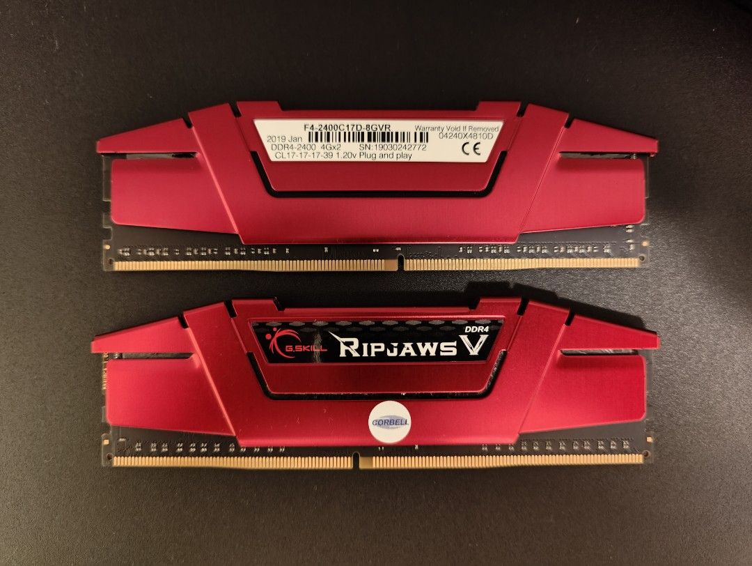 G skill 8gb ram top