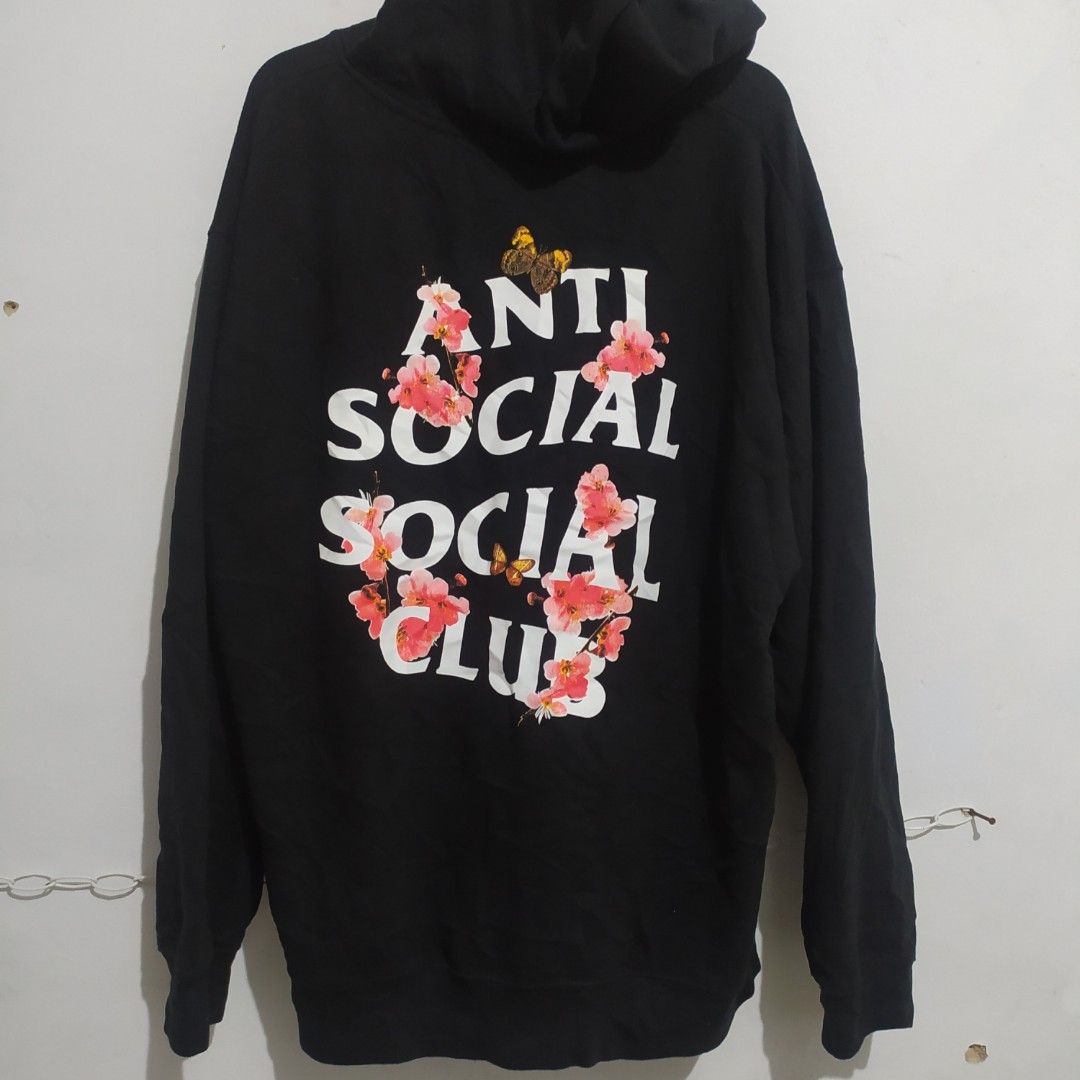 Anti social social club hoodie floral store