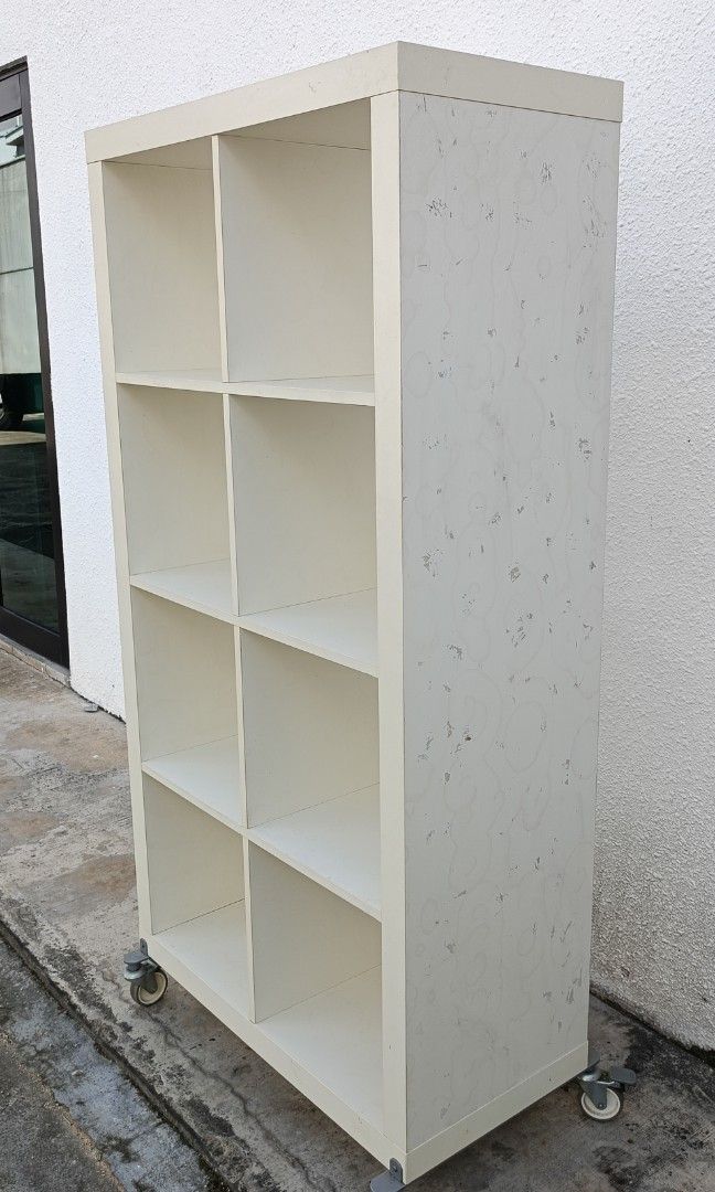 IKEA Kallax With Wheels, Furniture & Home Living, Furniture, Shelves