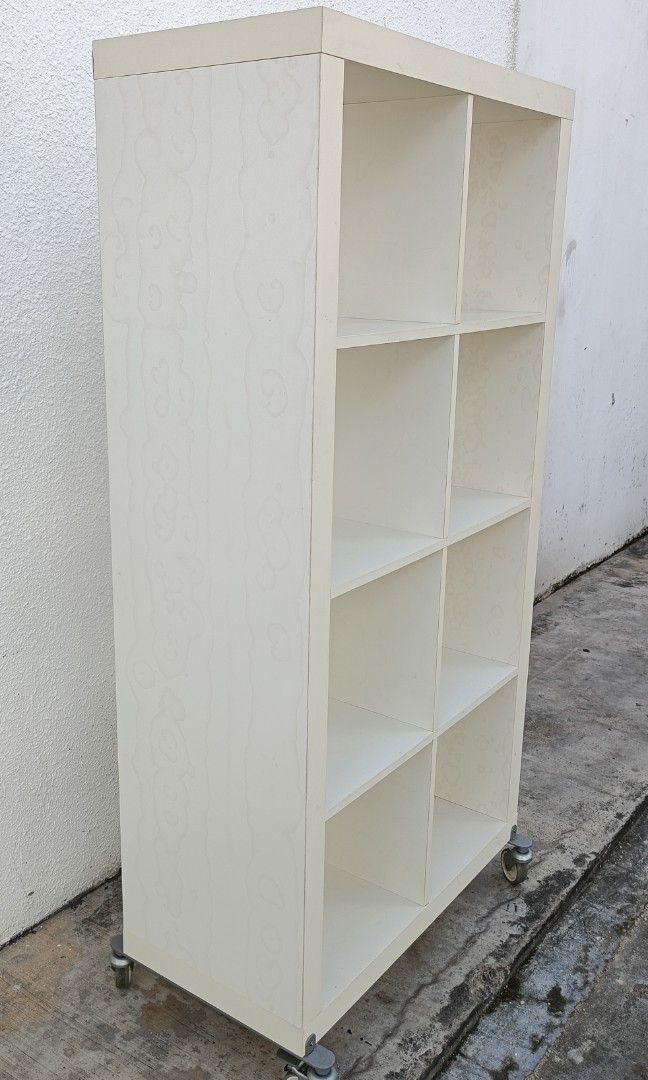 IKEA Kallax With Wheels, Furniture & Home Living, Furniture, Shelves