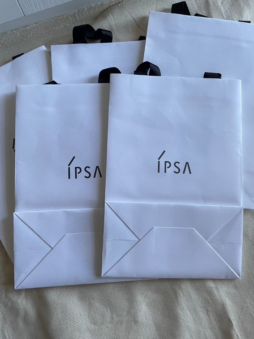IPSA - IPSA イプサ ショップ 白色 ホワイト 袋 紙袋 セットの