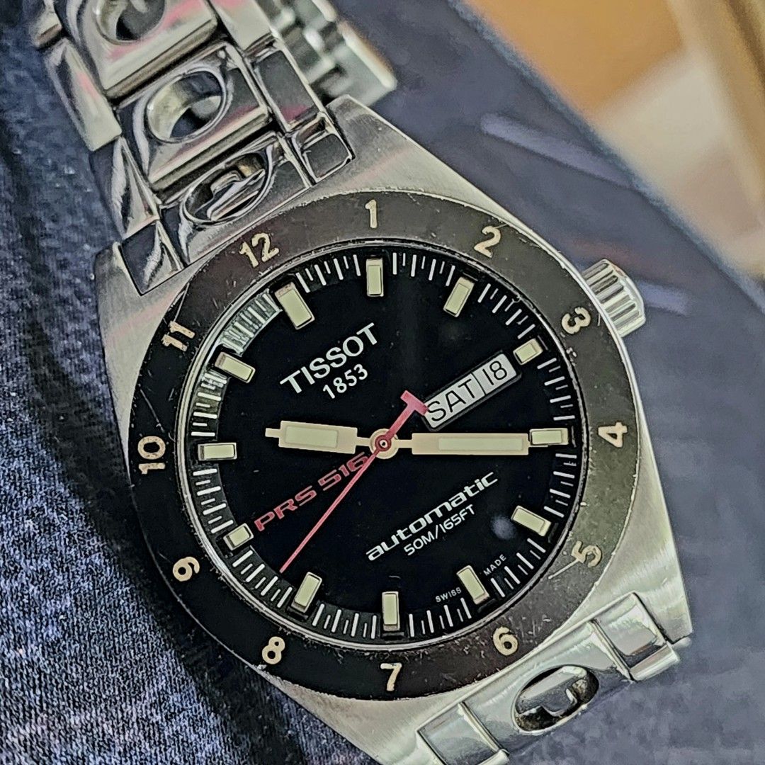 Jam tangan TISSOT PRS516 AUTOMATIC STEEL RACING BAND J560 660
